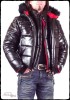 Boomster Faux Leather Flight Jacket