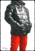 Monte Vista Women's Shiny Vinyl Puffer Jacket