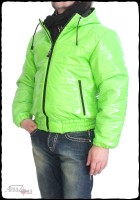 Nordlys shiny vinyl puffy jacket
