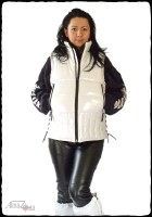 Inuvik shiny vinyl puffy vest