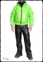 Nordlys Men's Shiny Vinyl Puffer Suit