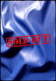Royal Blue Stretch Leatherette Fabric Sample