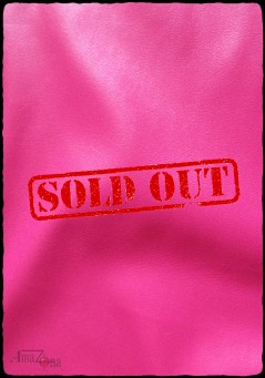 Pink Stretch-Kunstleder - Materialmuster