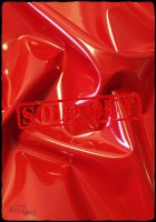 Rotes Lackvinyl - Materialmuster