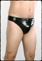 4-way stretch vinyl thong