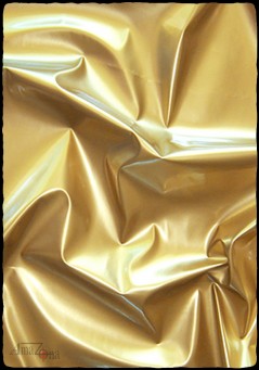Gold 4-Wege-Stretchvinyl - Materialmuster