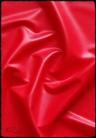 Ferrarirot Stretch-Kunstleder - Materialmuster