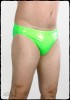4-way stretch vinyl men's swimsuit brief