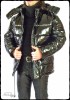 Monte Vista Herren-Pufferjacke aus glänzendem Lack