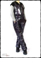Montessa shiny vinyl puffy pants