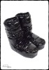 Chigmit vinyl puffy boots