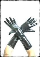 4-Way Stretch Vinyl Long Gloves