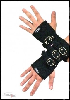 Gloves with straps