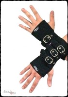 Gloves with straps