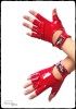 4-way stretch vinyl fingerless party gloves