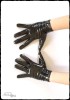 Kurze Handschuhe aus 4-Wege-Stretchlack
