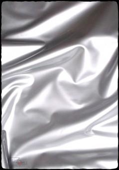 Silbernes 4-Wege-Stretchvinyl - Materialmuster